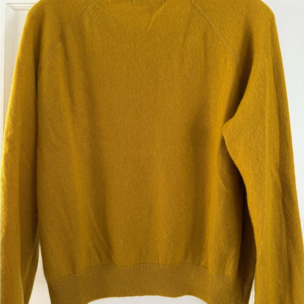 Quince Golden Women's Cashmere Crew Neck Sweater - Picture 2 of 4
